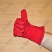 Такелажные перчатки тип 2 , бордовая замша